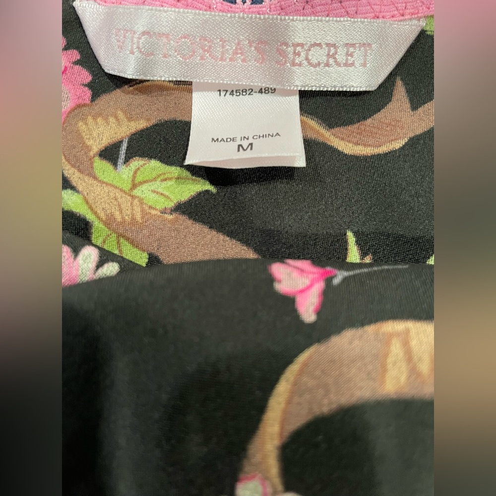 Vintage Y2K Victoria’s Secret Floral Women's Slip dress Nightgown Medium - Picture 7 of 8